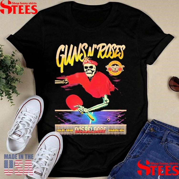 Guns N’ Roses Dusseldorf June 18, 2025 Merkur Spiel Arena Skeleton T-shirt