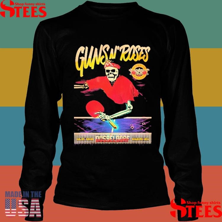 Guns N’ Roses Dusseldorf June 18, 2025 Merkur Spiel Arena Skeleton T-shirt
