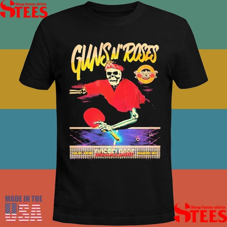 Guns N’ Roses Dusseldorf June 18, 2025 Merkur Spiel Arena Skeleton T-shirt