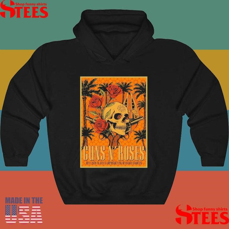 Guns N’ Roses May 20th, 2025 Al Dana Amphitheatre Manama Bahrain Shirts