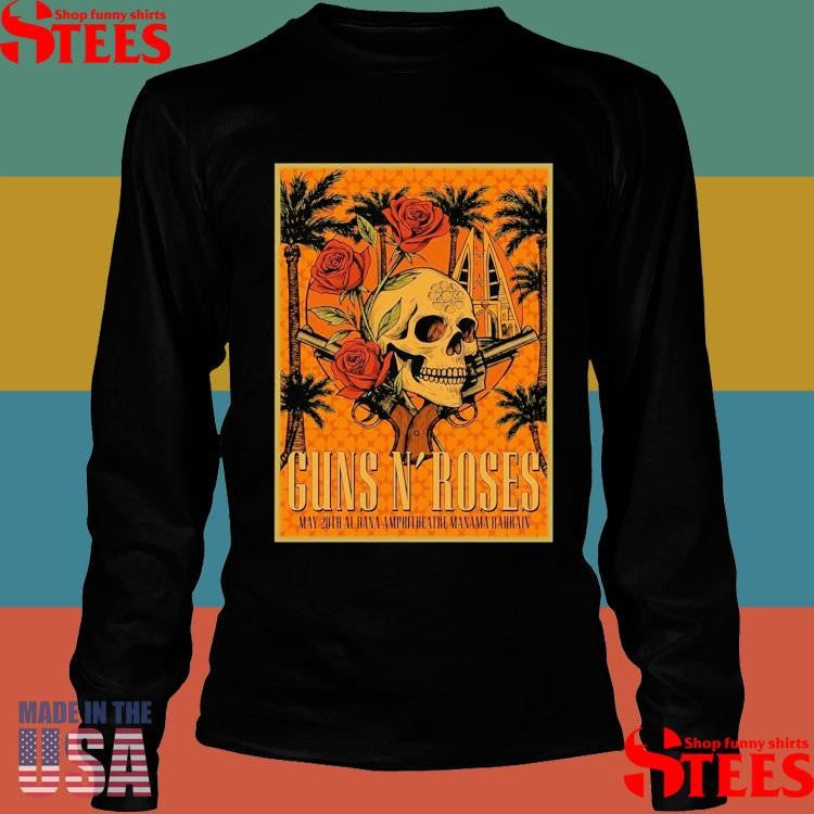 Guns N’ Roses May 20th, 2025 Al Dana Amphitheatre Manama Bahrain Shirts