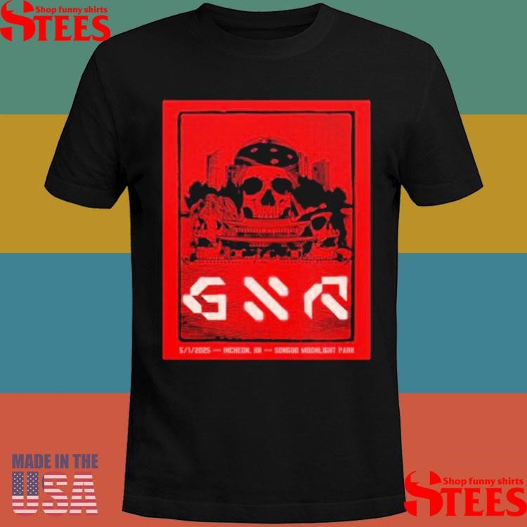 Guns N’ Roses Tour May 1 2025 Songdo Moonlight Park, Incheon, Kr Poster Shirts