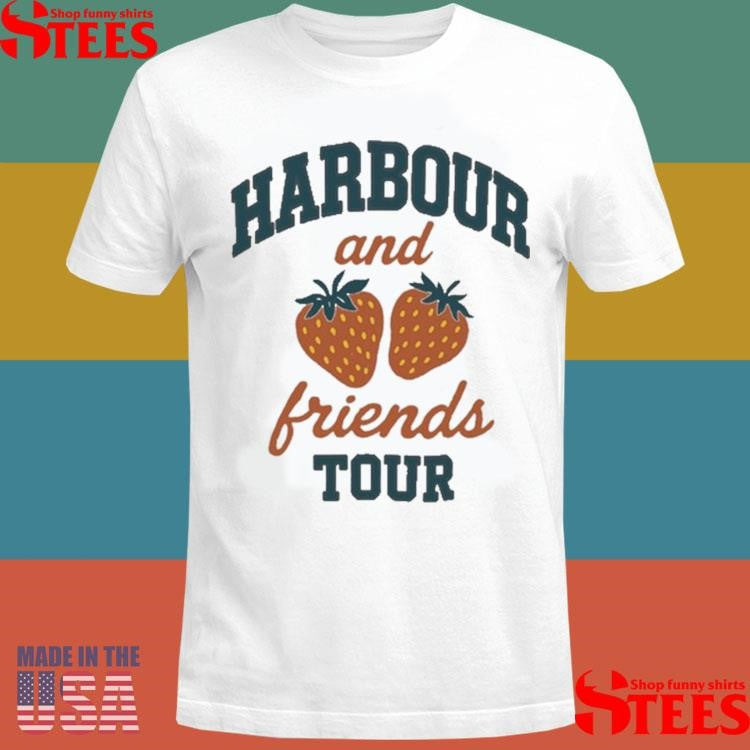 Harbour And Friends Summer Tour July & Aug 2025 Strawberry T-shirt
