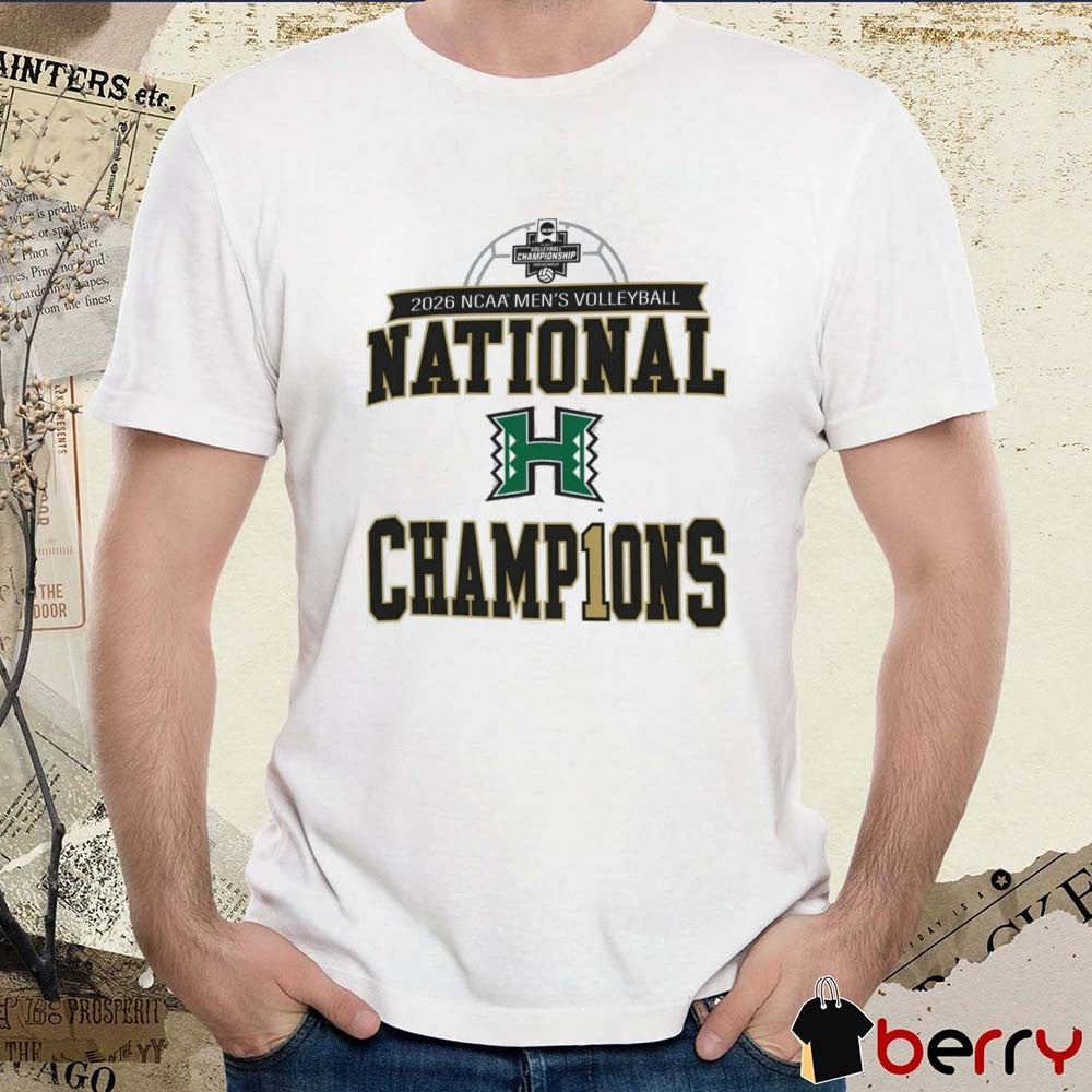 Hawaii Rainbow Warriors 2026 NCAA National Champions Men’s Volleyball Champs t-shirt