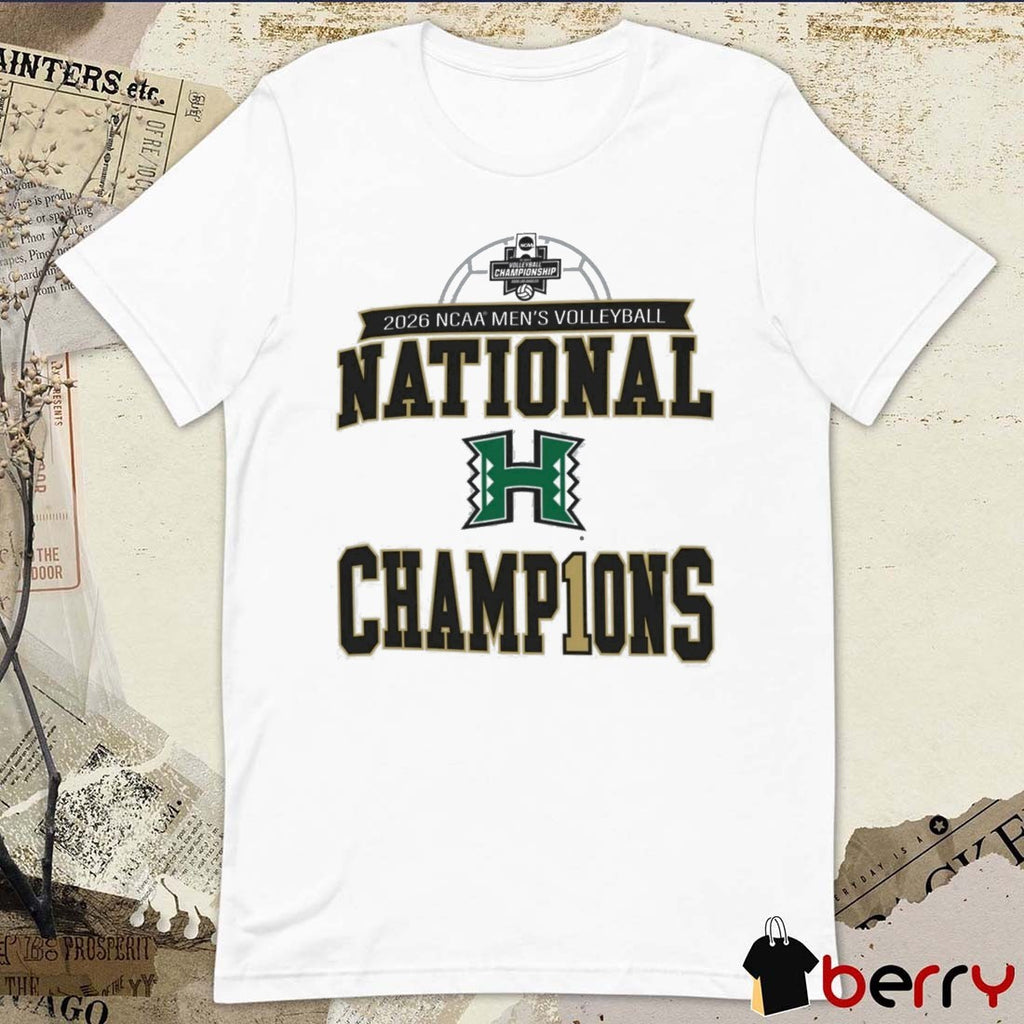 Hawaii Rainbow Warriors 2026 NCAA National Champions Men’s Volleyball Champs t-shirt