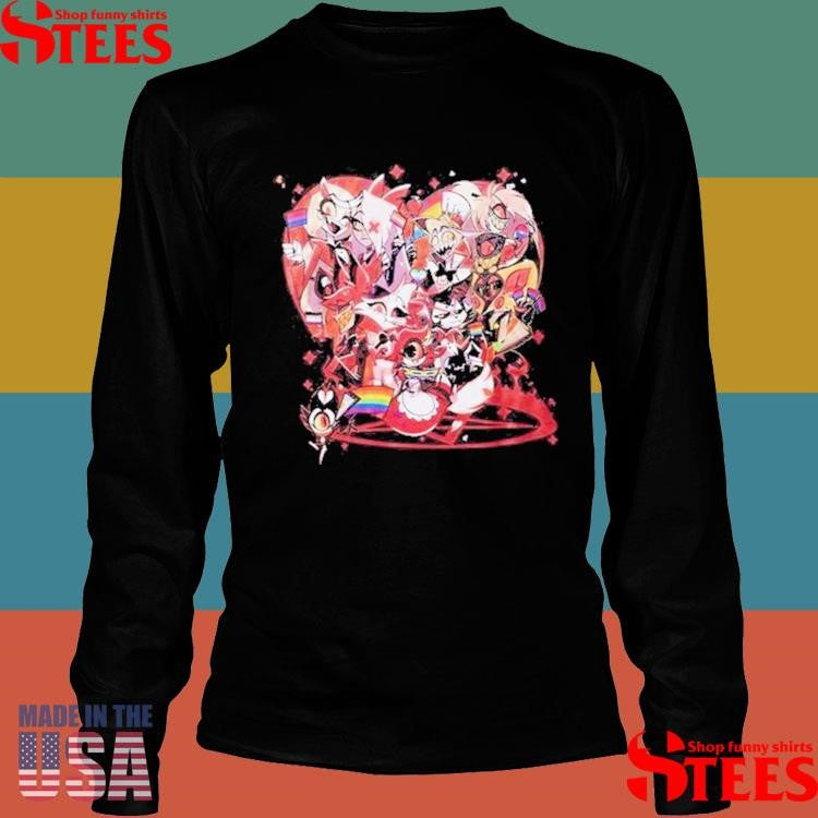 Hazbin Hotel Pride Flags Group Shirts