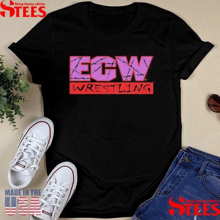 Heather Black ECW Logo Shirts