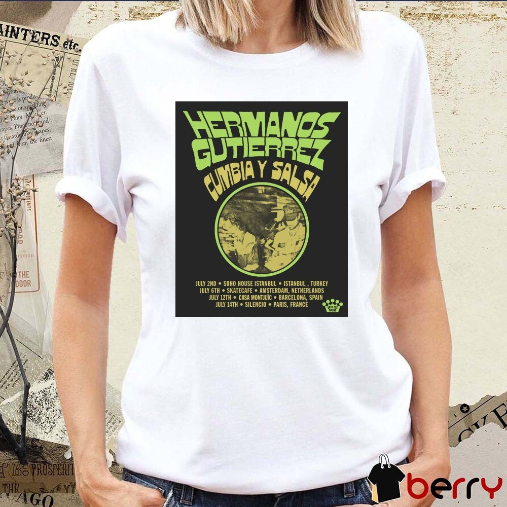 Hermanos Gutiérrez Cumbia y Salsa DJ Sets July 2nd – July 14th 2025 Poster t-shirt