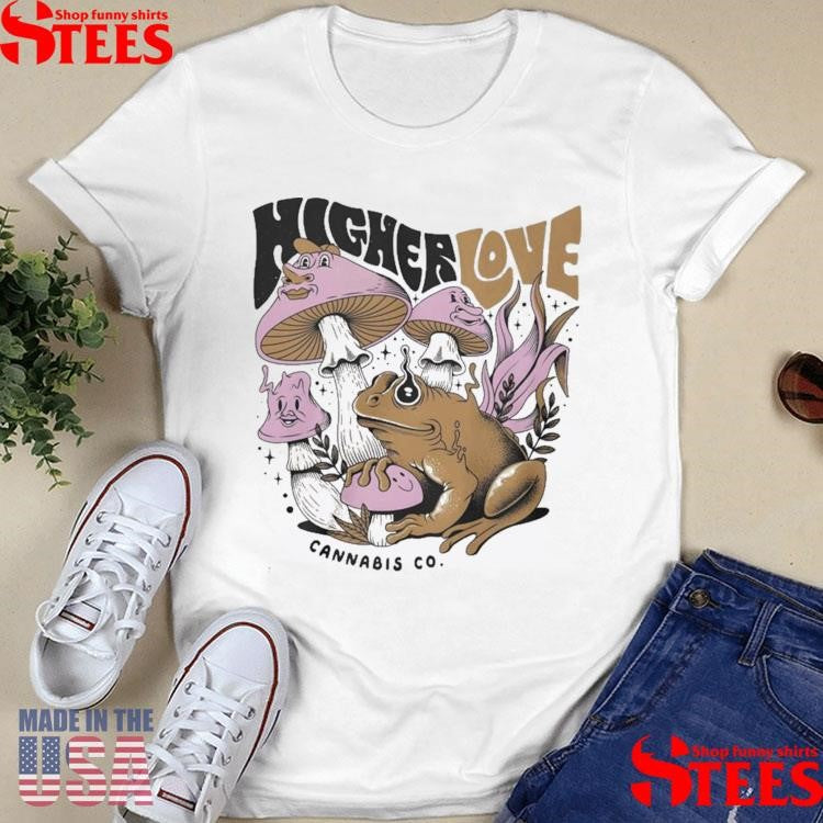 Higher Love Cannabis Co Frog Shirts