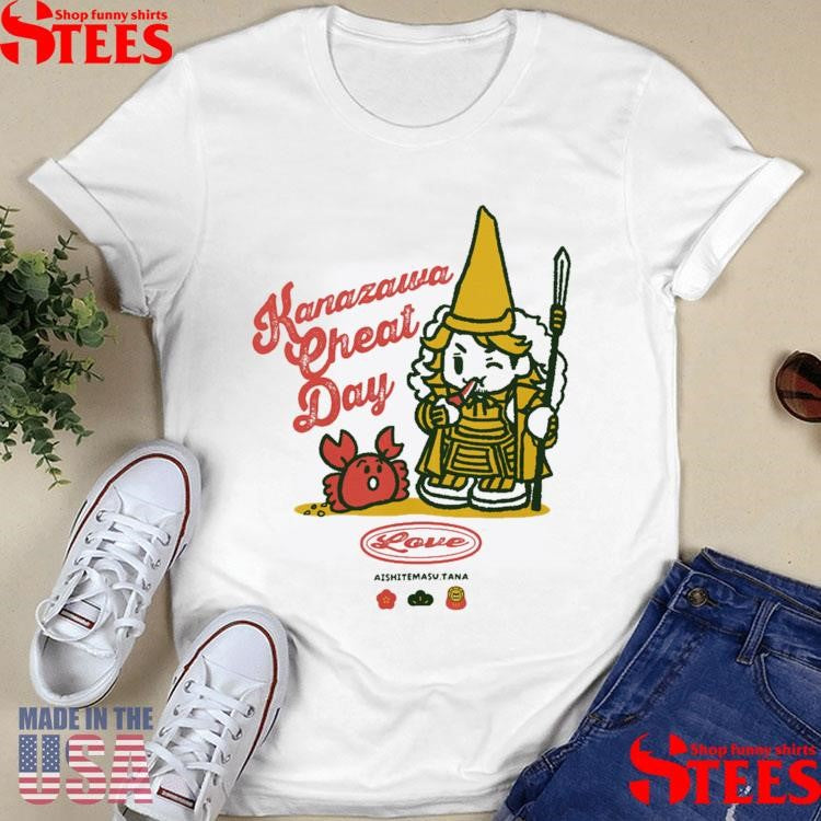 Hiroshi Tanahashi I Love Kanazawa Shirts