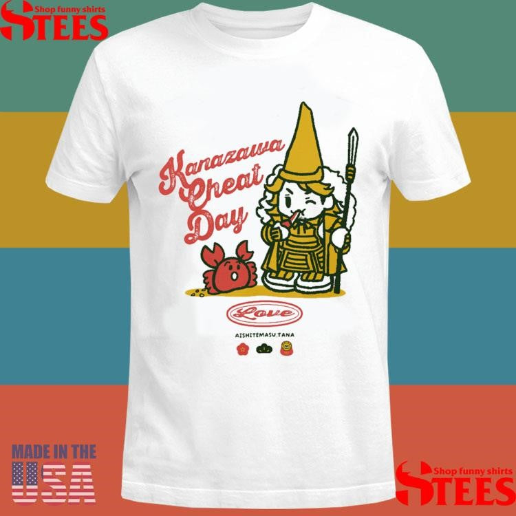 Hiroshi Tanahashi I Love Kanazawa Shirts