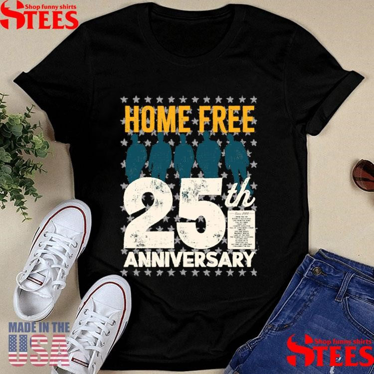 Home Free 25th Anniversary Blue Storm T-shirt