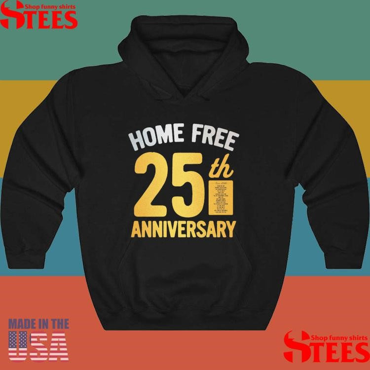 Home Free 25th Anniversary Stars Shimmer Since 2000 T-shirt