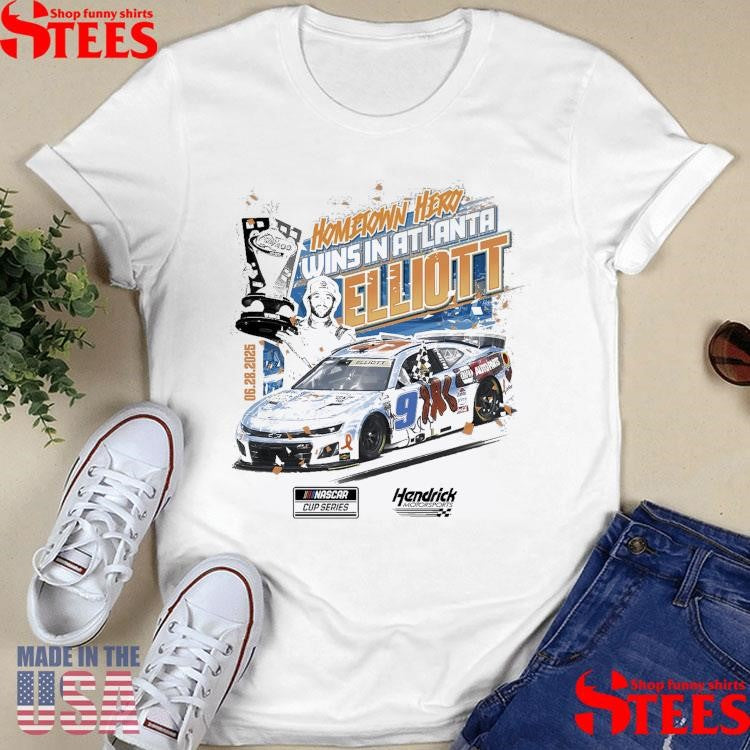 Hometown Hero Wins In Atlanta Elliott T-shirt