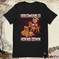 Hooked and Humbled Horns Down Ohio State Buckeyes Vs Texas Longhorns Mascots t-shirt