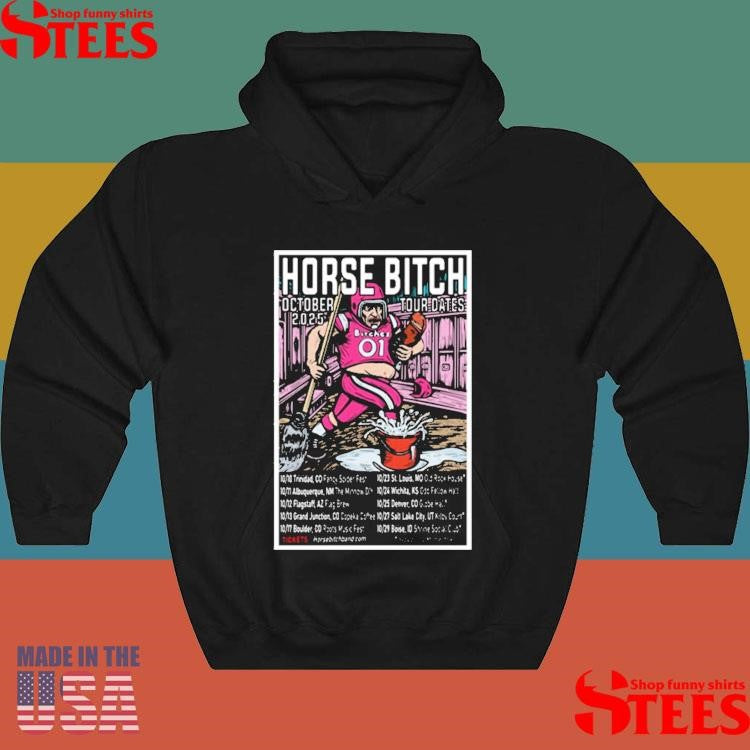 Horse Bitch Oct Tour Dates 2025 T-shirt