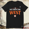 Houston Astros 2024 AL American League West Division Champions Locker Room t-shirt