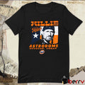 Houston Astros MLB Willie Nelson Astrodome 1985 Houston Texas Graphic t-shirt
