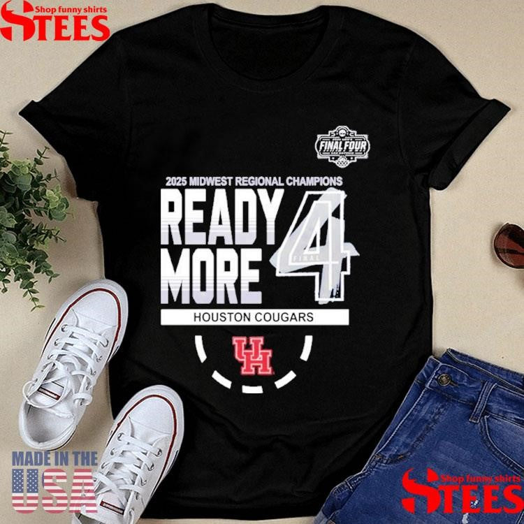Houston Cougars 2025 Ncaa Men’s Basketball Tournament March Madness Final Four Regional Champions Locker Room Shirts