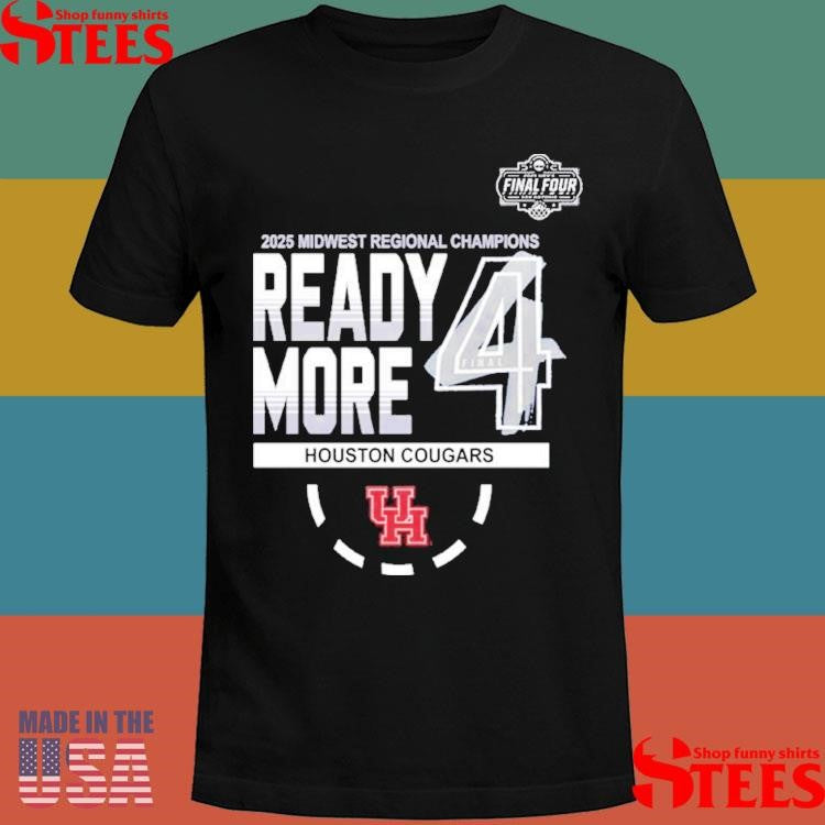 Houston Cougars 2025 Ncaa Men’s Basketball Tournament March Madness Final Four Regional Champions Locker Room Shirts