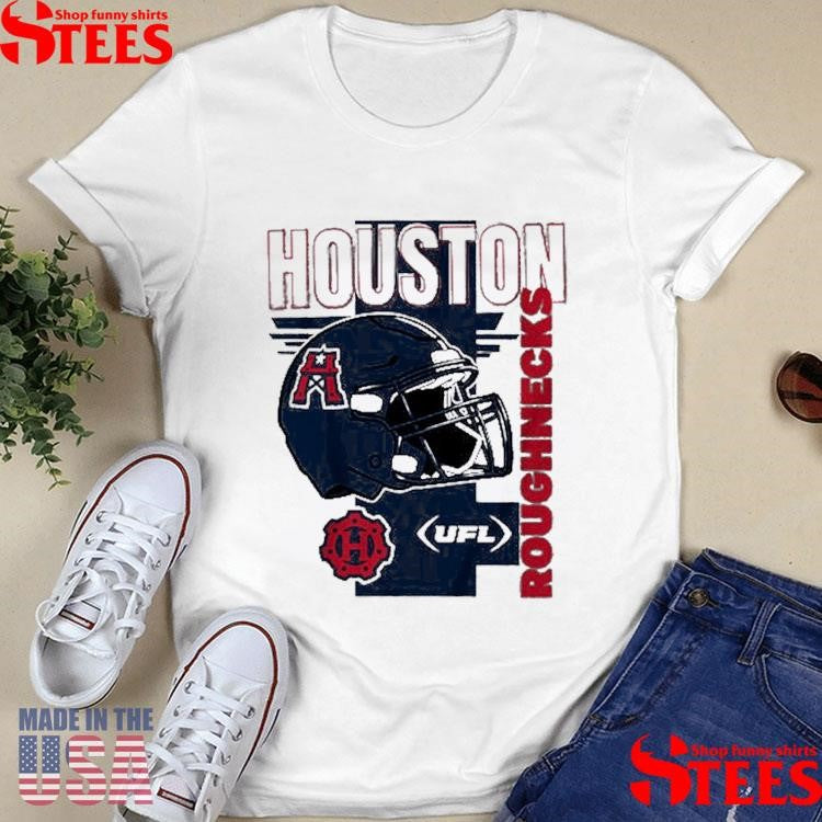 Houston Roughnecks Helmet Frame Shirts