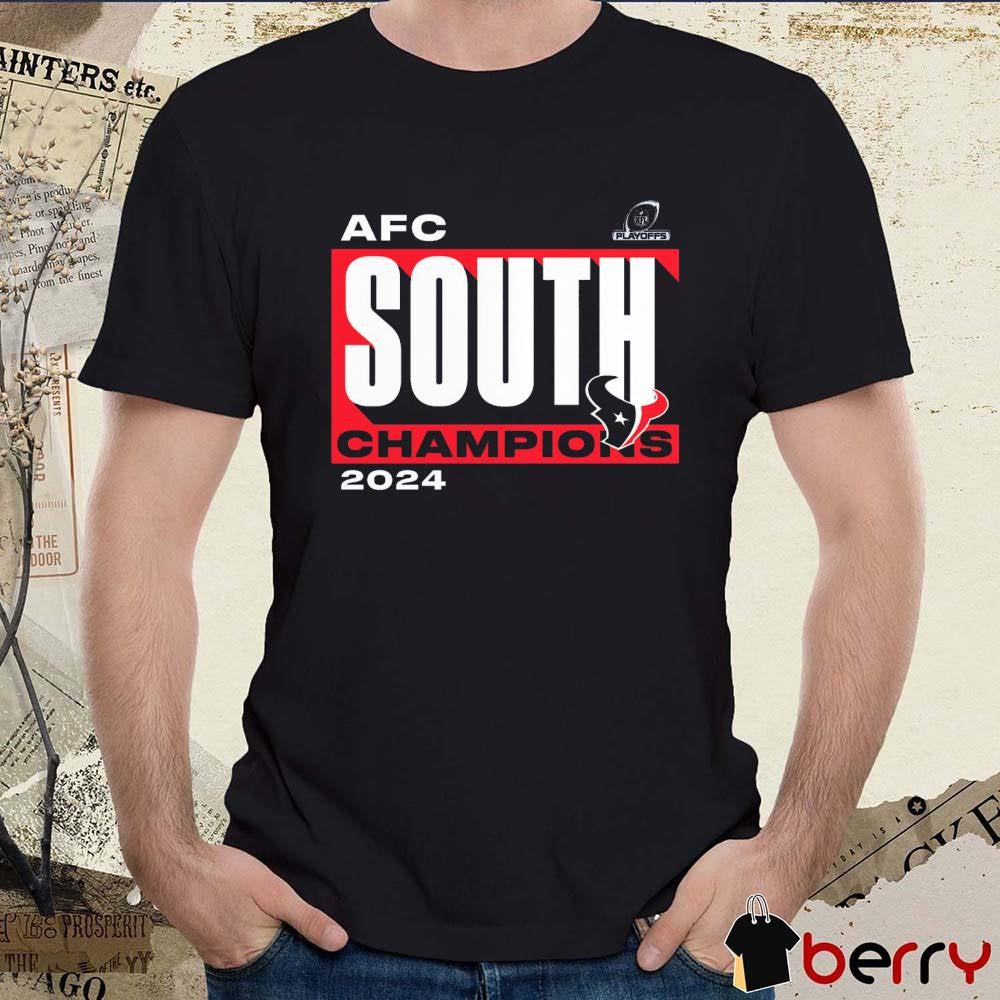 Houston Texans 2024 AFC South Division Champions Conquer NFL Playoffs t-shirt