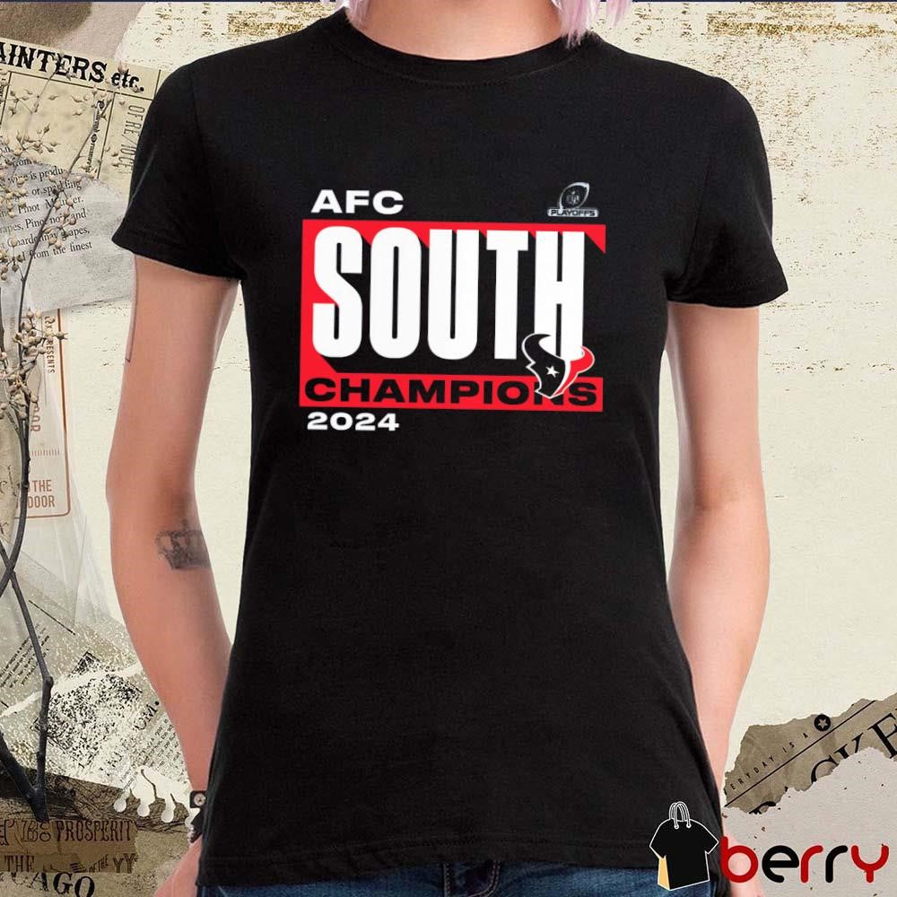 Houston Texans 2024 AFC South Division Champions Conquer NFL Playoffs t-shirt