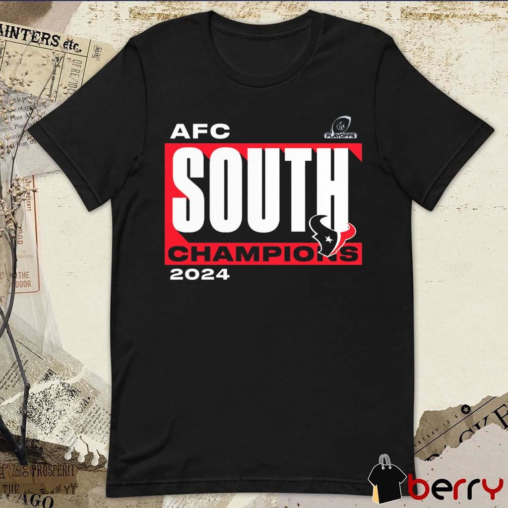 Houston Texans 2024 AFC South Division Champions Conquer NFL Playoffs t-shirt