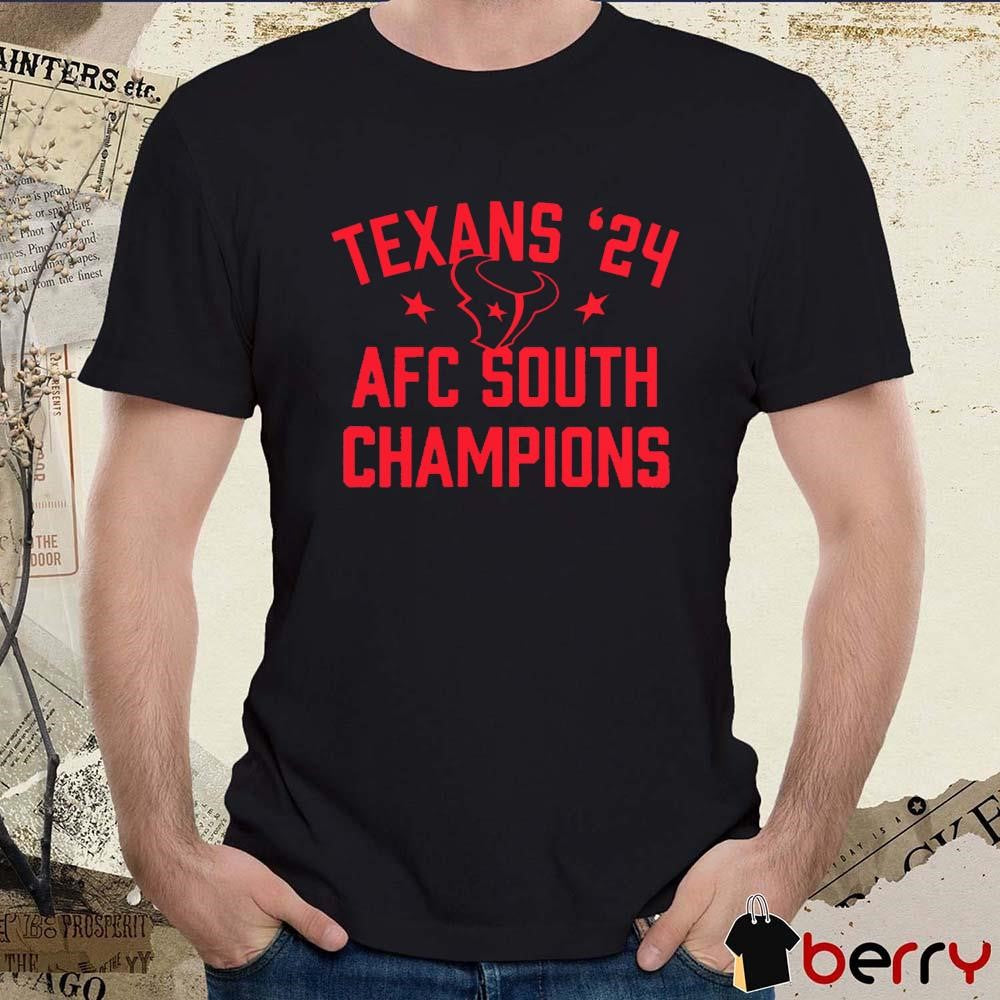 Houston Texans 2024 AFC South Division Champions NFL t-shirt