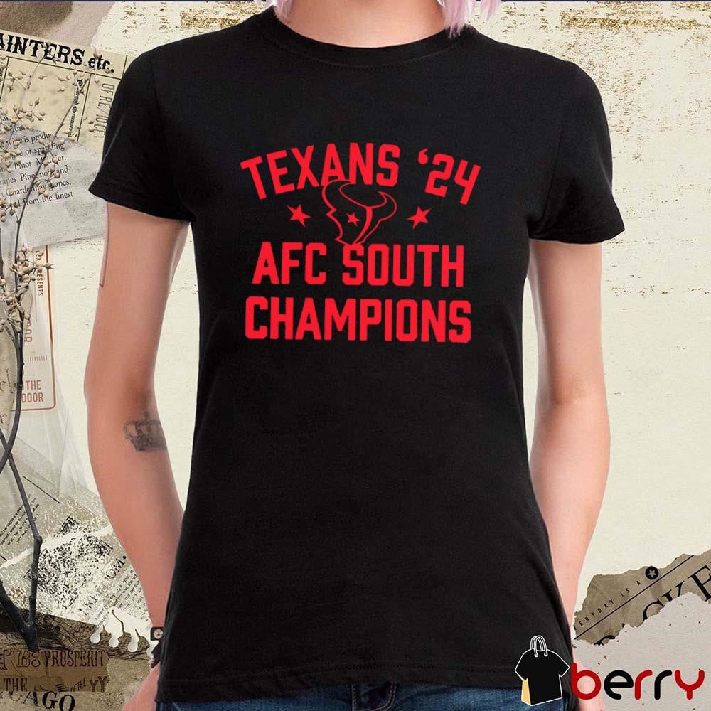 Houston Texans 2024 AFC South Division Champions NFL t-shirt