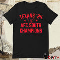 Houston Texans 2024 AFC South Division Champions NFL t-shirt