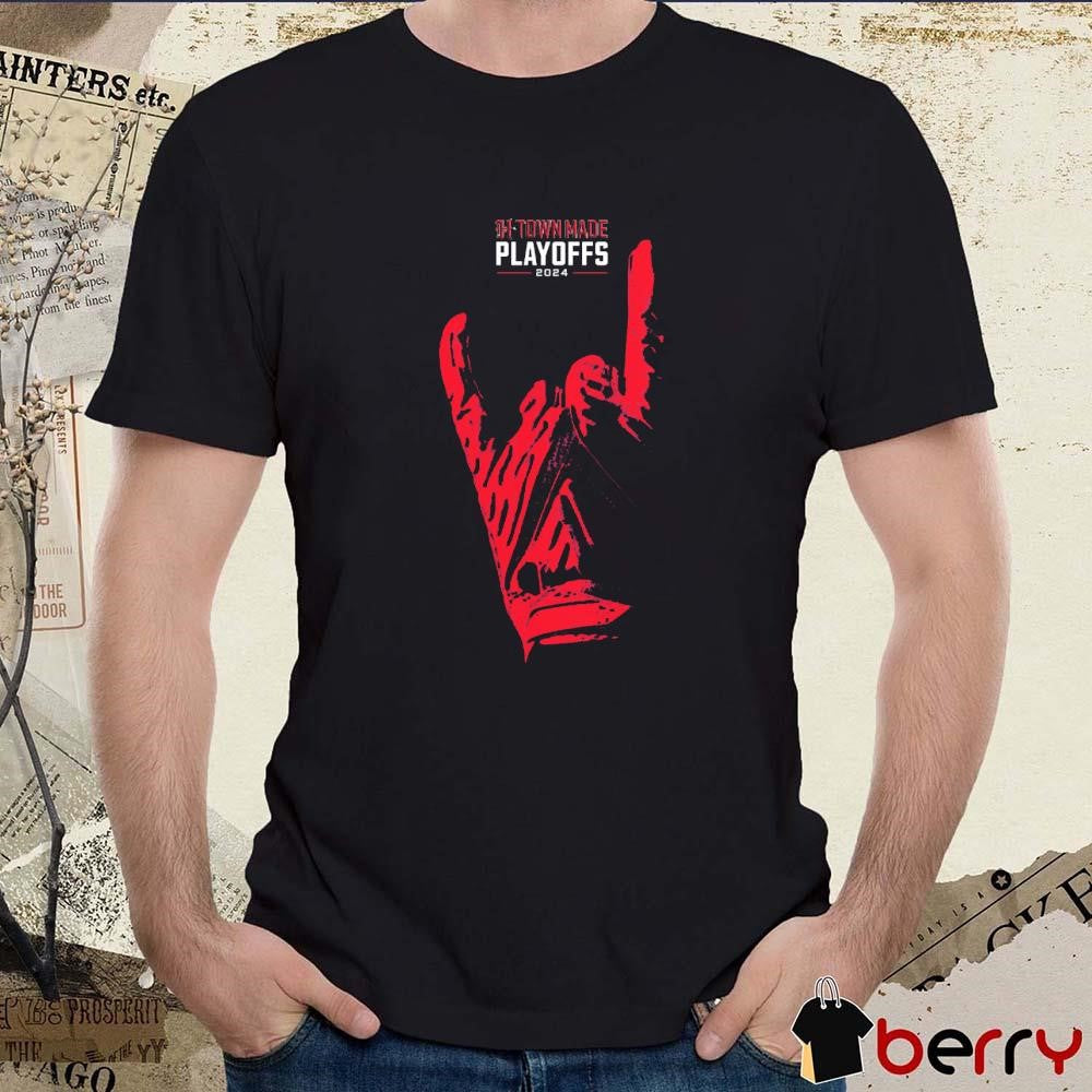 Houston Texans NFL H-Town Made Playoffs 2024 Painting t-shirt