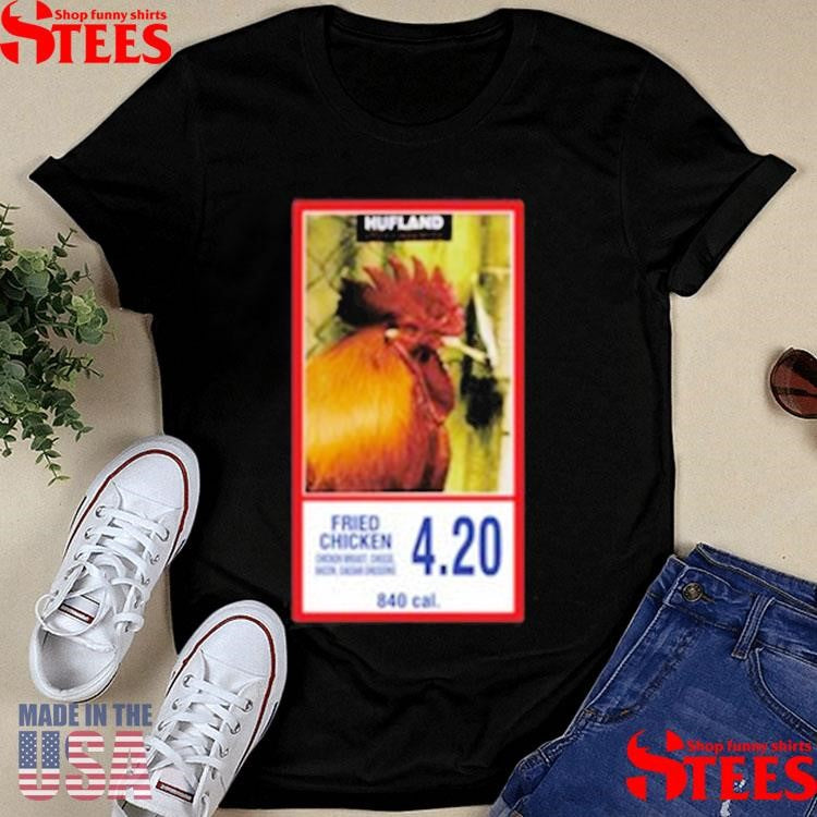 Hufland Fried Chicken Chicken Breast Cheese Bacon Caesar Dressing 4.20 Shirts