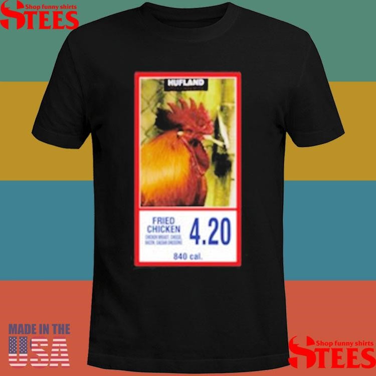 Hufland Fried Chicken Chicken Breast Cheese Bacon Caesar Dressing 4.20 Shirts