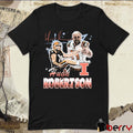 Hugh Robertson 90s Retro Illinois Fighting Illini Signature t-shirt