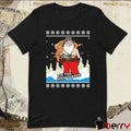 Hunting Santa Tis The Open Season Ugly Christmas Sweaters 2024 t-shirt
