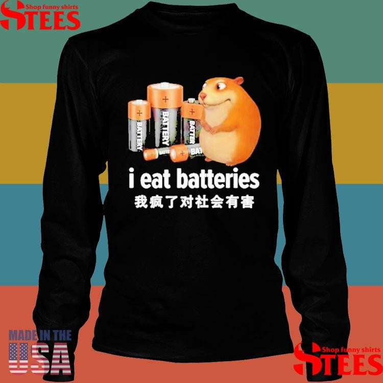 I Eat Batteries Battery Shirts