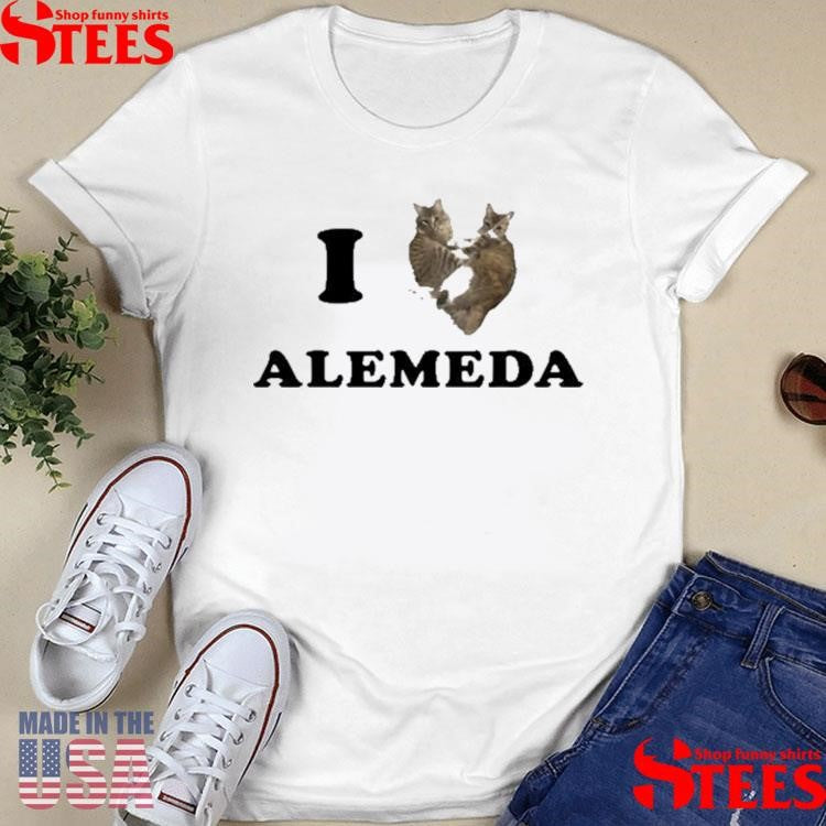 I Love Alameda Cat T-shirt