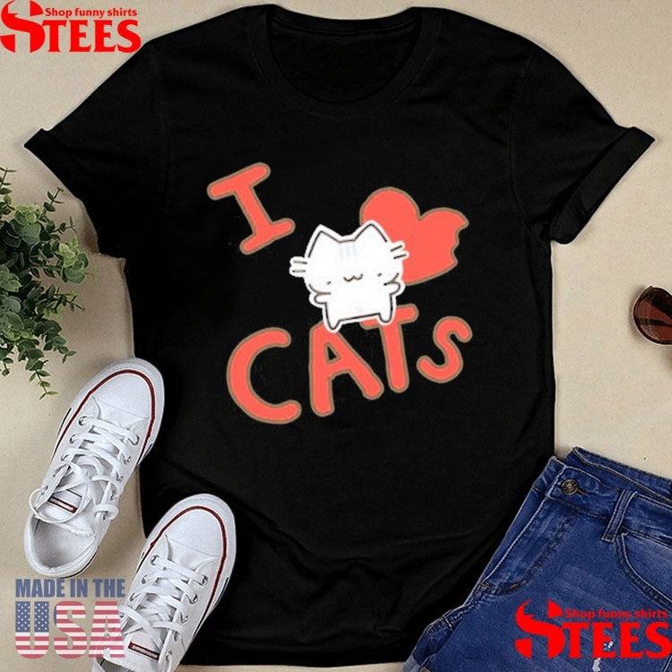 I Love Cat Bagel Shirts