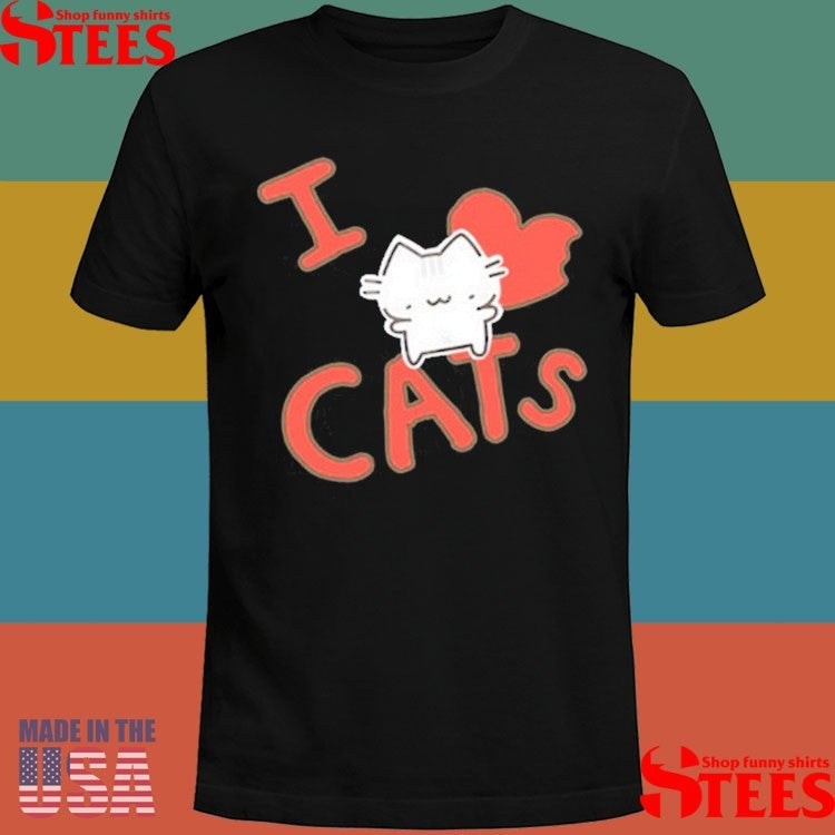 I Love Cat Bagel Shirts
