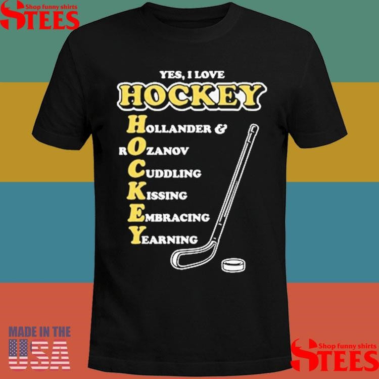 I Love Hockey Acronym T-shirt