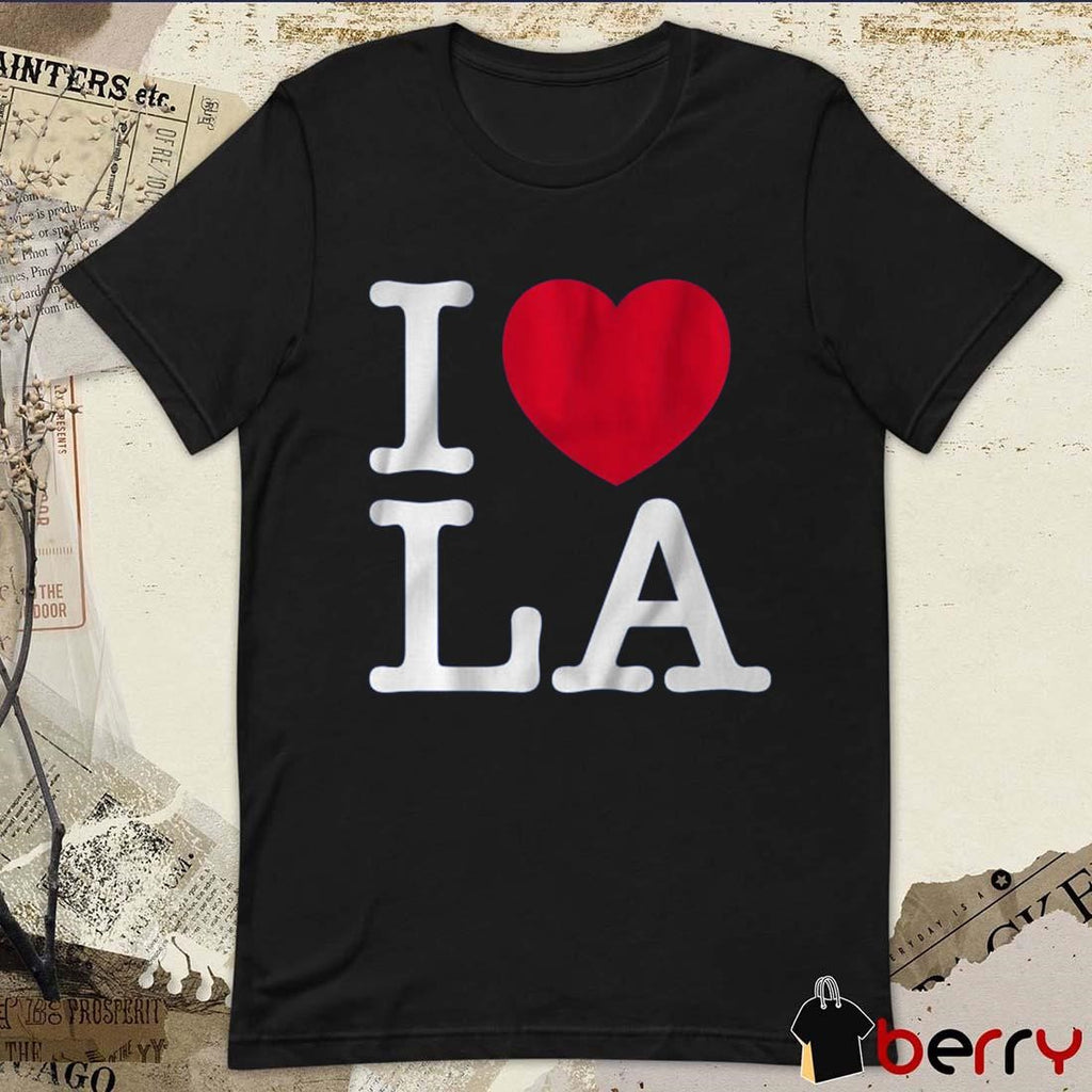 I Love LA Baseball Los Angeles Dodgers t-shirt