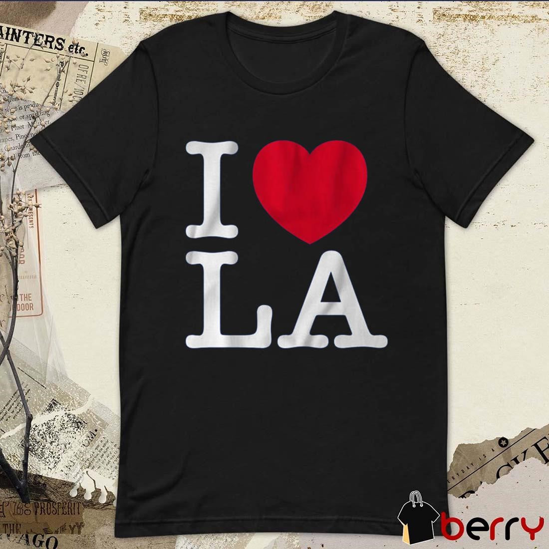 I Love LA Baseball Los Angeles Dodgers t-shirt