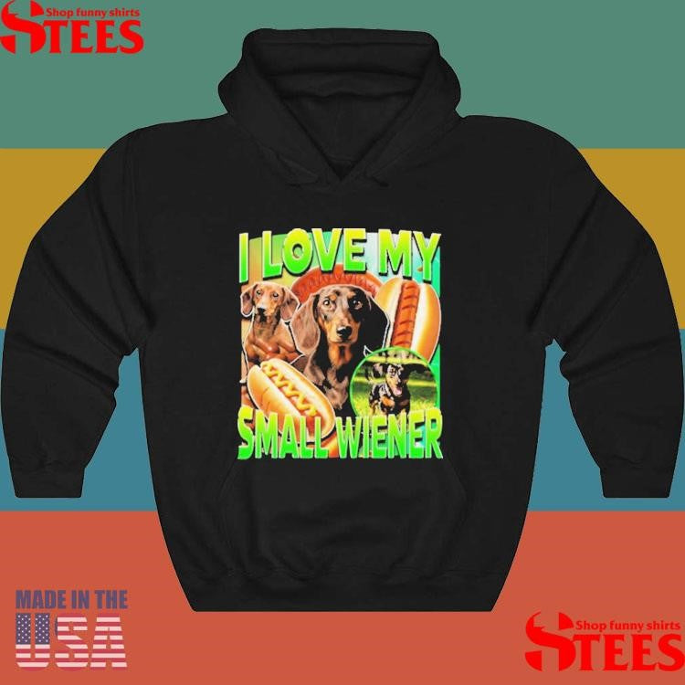 I Love My Small Wiener Dog Dachshund T-shirt