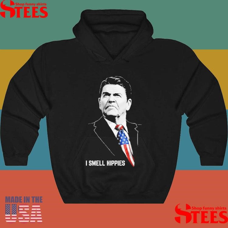 I Smell Hippies Ronald Reagan Shirts