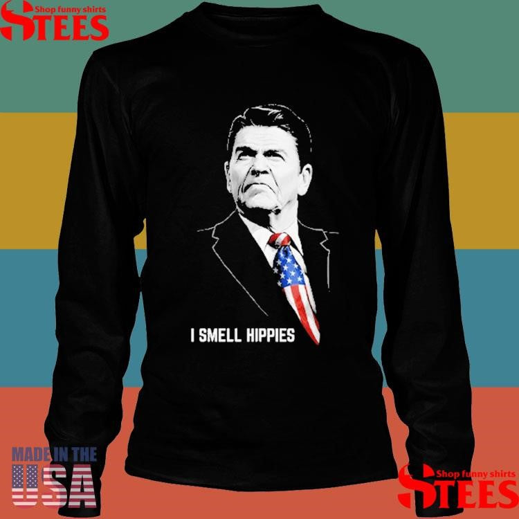 I Smell Hippies Ronald Reagan Shirts