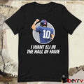 I Want Eli in the HOF Hall Of Fame Eli Manning New York Giants t-shirt