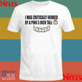 I Was Critically Injured By A Pink 5 Inch Tall Labubu T-shirt