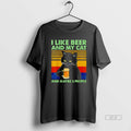 Official I Like Beer And My Cat And Maybe 3 People T-Shirts, Hoodie, Sweatshirt | CiraTrend.com