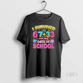Official I Survived 67 33 Days Of School 100 Days Teachers Kids Boys T-Shirts, Hoodie, Sweatshirt | CiraTrend.com
